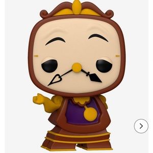 NWT Disney Beauty & the Beast 30th Anniversary Cogsworth Vinyl Figure FUNKO POP